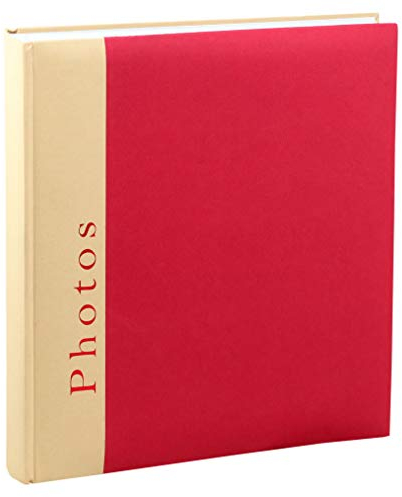 Chapter Fotoalbum in 30x30 cm 100 Seiten Foto Album Buchalbum Jumbo: Farbe: Rot