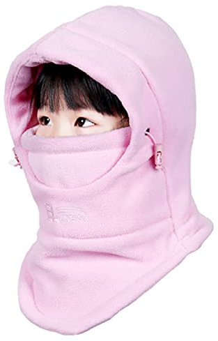 Azarxis Barn balaclava fleece hatt termisk heltäckande ansiktsskydd keps vinter varm halsvärmare huva vindtät justerbar för pojkar flickor skidåkning snowboard skridskoåkning cykling vandring utomhus,