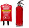 Set : extincteur à feu pratique 2 l Classe de feu AF + couverture anti-feu 100 x 100 cm