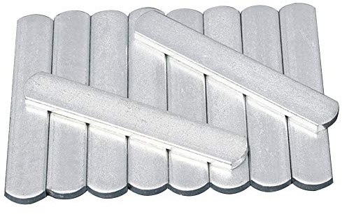 KOET Weighted Vest Steel Plates Adjustable Rustproof Strength Training Weight Long Steel Plate w/Round Head for Loading Leg Guards