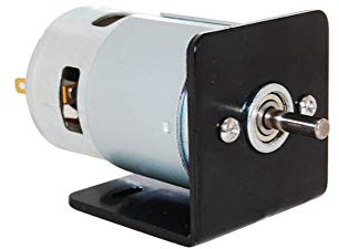 CHANCS Outil électrique électrique 775 DC Moteur double arbre 12V/24V 4000tr/min 8000tr/min avec siège fixe pour mini scie à table