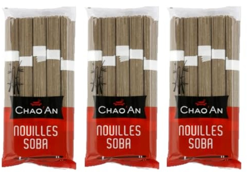 Lot 3x Nouilles Soba - Chao'an - paquet 500g
