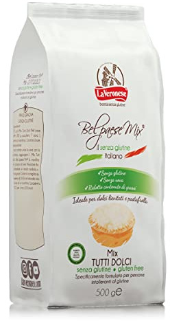 La Veronese | Bel paese Mix® Tutti Dolci, 500g | Miscela di Farine, Senza Glutine, Senza Latte, Senza Uova, Preparato Universale per Dolci