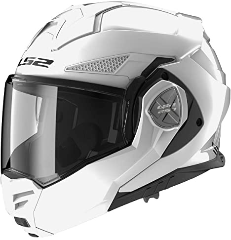 LS2 Helmets Advant X Modular Helmet (Gloss White - Medium)