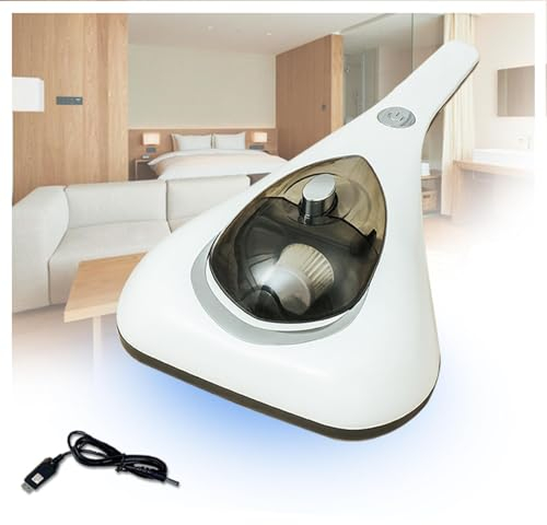 Delyx Handheld Carpet Shampooer, Uv Tail Hot Air,Usb Charging Sofa Cleaner Machine, 10kpa Strong Suction,High Frequency Slap Sofa Cleaner Machine, Effectively Clean Pillows,Mattresses