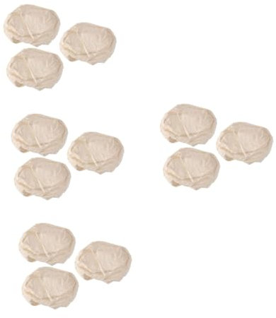 Amosfun 4sets Proofing Baskets Bread Proofing Basket Set Baking Cloth Kitchen Utensil 3pcs*4