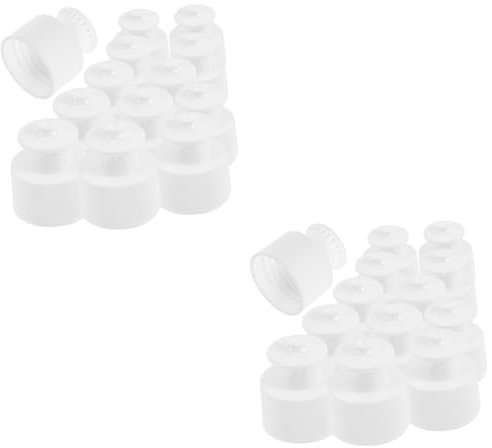 SUPVOX 80pcs Sports Water Bottle Lids Push Pull Replacement Caps Leakproof Reusable Bottle Cap for Pe
