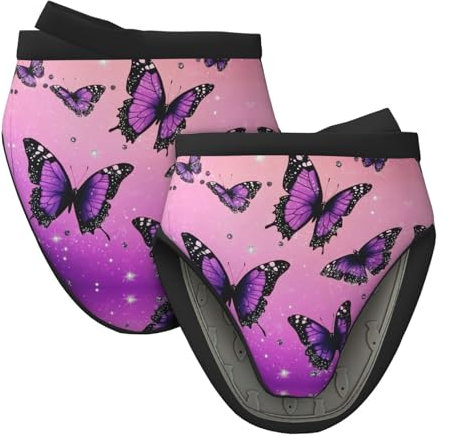 Mexpekil Ofenhandschuhe, hitzebeständig, Silikon, Ofenhandschuh, Küche, Mini-Ofenhandschuhe zum Kochen, Backen, Grillen, 1 Paar