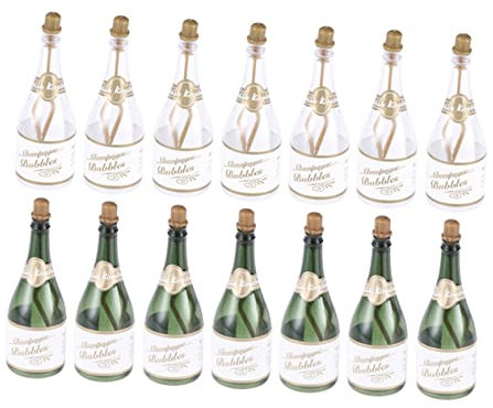 OKUMEYR 24 Botellas De Burbujas Para Bodas Botellas De Jabón De Burbujas Vacías Para Recargas Decoraciones De Bodas Juguetes Mini