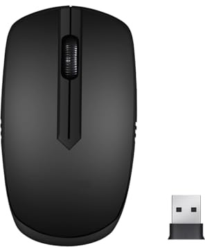 iPro Accessories Wireless Mouse, 2.4GHz Slim Portable Wireless Mouse for Laptop 800-1600 DPI Silent mouse With USB Nano Receiver Compatible With Computer, Notebook, PC, Mac, Macbook, Laptop