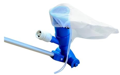 ZGJIAJU Pool Hoover Pool Cleaning Kit Salvage Net Swimming Pool Water Vacuum Spray Maintenance Cleaner Tools Accessory With Suction Head Skimmer Net(1pc Suction Head)
