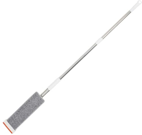 Mipcase Serpillière Microfibre Réutilisable avec Housses Remplaçables Balai Plat pour Nettoyage Sec et Humide pour Ménage et Pratique