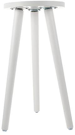 FUNOMOCYA 1pezzi Supporto in Legno per Vasi da Fiori Interno Ed Esterno Portafiori Stabile con Piedini Poggiapianta Verticale per Balcone Soggiorno e Giardino Altezza
