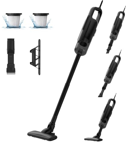 Linkifly C8PRO Aspirapolvere con Filo, Scopa Elettrica con Filo, 20000Pa Aspirazione Potente, 600W Aspirapolvere senza Sacco