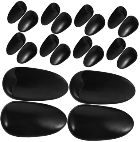 Mobestech 60pcs Plastic Ear Protectors for Hair Dye Reusable Heat Protection Caps Comfortable Fit for Home and Salon Hair Dryer Use