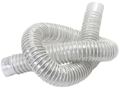 50 mm Innendurchmesser Staubsaugerschlauch Balg PVC Industrielles Staubsammelrohr Holzbearbeitung Graviermaschine Staubentfernungsrohr(1 m)