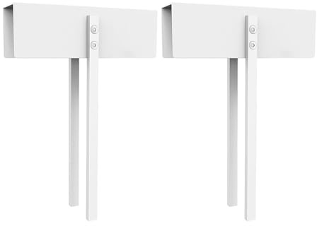 IWOWHERO Lot de 2 Verrous de Porte Pliante Double en Acier Inoxydable Serrure Portable Réglable pour Portes D’Armoire Pliantes Dispositif de Sécurité Garçon et Filles Compact pour Placard