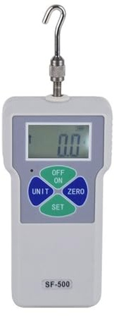 Dinamometro digitale, Misuratore di forza digitale portatile, dinamometro, misuratore a spinta e trazione da 100 N/200 N/300 N/500 N,Unità Di Misura Portatili(10N)