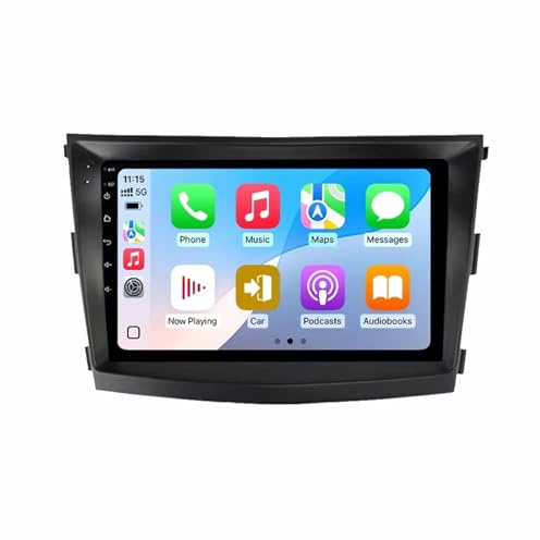 Autoradio per SSANGYONG Tivolan/Tivoli 2015-2019 9 Pollice Android 15 Car Radio Usb Fm Bt Wifi Per, 4 Core 2G+64G
