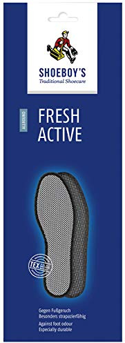 SHOEBOY'S Fresh Active - Insole Made of Functional Fibre that absorbs Foot Odour and Keeps Your feet Fresh - Size 9