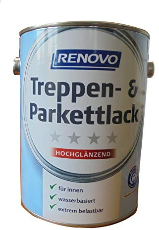 Renovo 2,5Ltr. Treppen-& Parkettlack farblos hochglänzend, für innen