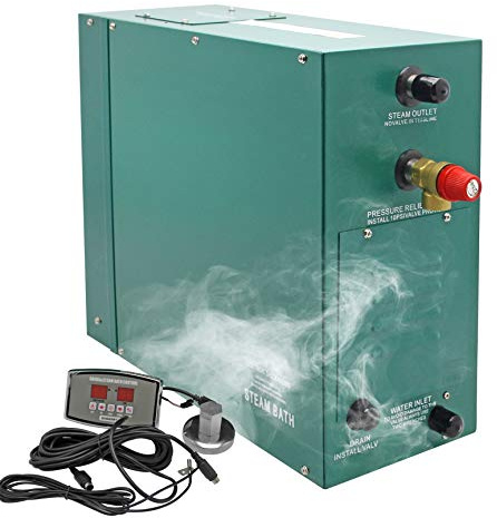 Hanchen Sauna dampferzeuger 10,5KW für 12-15m³ Raum 35-55 ℃ Temperaturverstellbare Dusche Dampfgenerator Dampfer für Dampfbad türkisches Bad zu Hause 380V CE