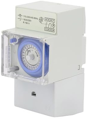 Interruttore orario, 110-230v 24 ore Timer meccanico analogico Manuale/Auto Control plc controllo industriale 24 ore Timer Orologio analogico meccanico