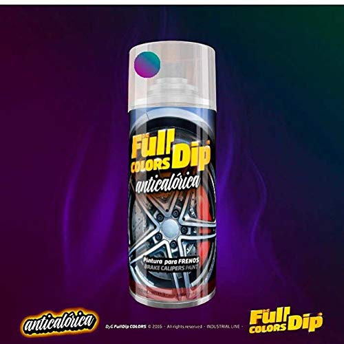 AutoFullCar - Vernice spray per pinze freno antiallergiche acriliche permanenti flulcolors by Full Dip Camaleonte