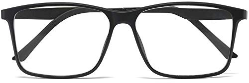 KoKoBin Lesebrille Anti-Blaulicht für Herren und Damen Blaulichtfilter Computer Lesehilfe Federscharnier Tr Brille(Schwarz，+3.5