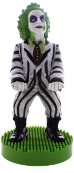 Cableguys Figurine Gaming Beetlejuice - Support pour Manette ou Smartphone - Câble USB Inclus - 20 cm