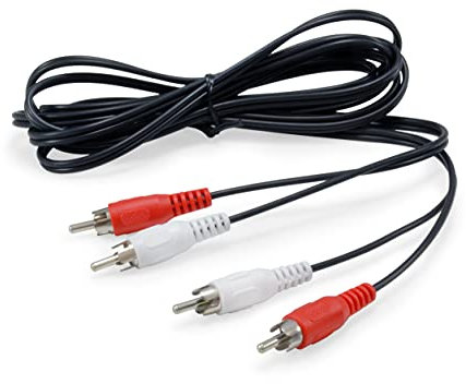 Equipaggia il cavo audio 147094 da 2,5 m con 2 connettori RCA maschio-maschio