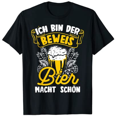 Biertrinken Bier Fun Trinken Saufen Sauftour Biertrinker T-Shirt
