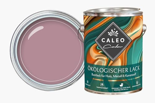 Caleo Color Lack KÖNIGSFLIEDER Dunkelrosa/Flieder, 0,15 Liter - ökologischer Lack für Möbel - natürlich, lösemittelfrei, spielzeugtauglich