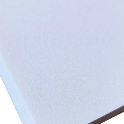 50 Blatt A4 weißes Büttenpapier 120g | Packung mit 50 Blatt DIN A4 | | 21 x 29,7 cm | Strukturiertes Druckpapier für Briefe | Einladungen und kreative Projekte