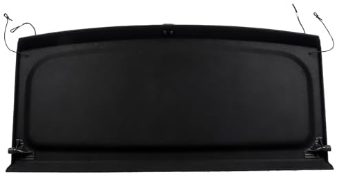 NSGMXT Hutablage Kofferraum-Laderaumabdeckung hinten schwarz für Polo 6R 2009–2018 nur Schrägheckmodelle 6R6867769B