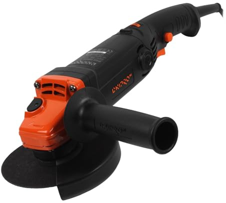 Amoladora Angular Dnipro-M GL-125S 860W 125mm, con 6 Velocidades M14 | Empuñadura principal larga, dos posiciones │ Peso de 2,3 kg, cable de 3 metros │ Para reformas, garajes y talleres
