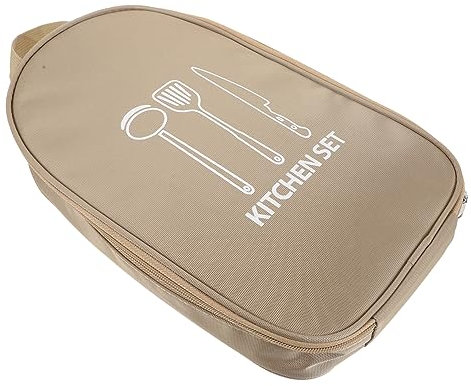 MUSISALY Camping Geschirr Aufbewahrungsbeutel Tragbarer Besteck Organizer Für Outdoor Barbecue Picknick Camping Und Wandern Strapazierfähige Tischbesteck Tasche Für Sichere Lagerung Von Gab
