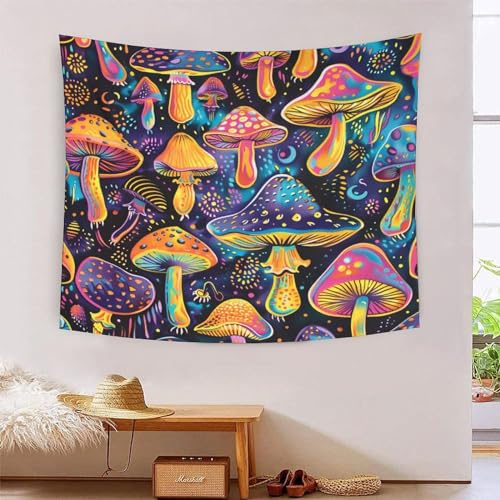 HLXZMCVBT Mushroom Stampa 3D Arazzo Da Parete Poster Ornamento Murale Tapestry Tessuto Parete Appeso Decorazione Per La Decorazione Della Casa 150cmx200cm