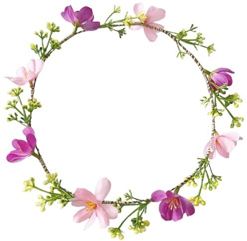 Blumengirlanden, Kopfschmuck für Damen und Mädchen, mit Blumen, Haarzubehör, Haarteile für Hochzeiten und Festivals