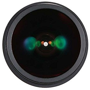 Qukaim Obiettivo Fisheye da 1,8 mm, HD 5.0 Megapixel IR, 1/2.5 F2.0, ampio angolo di visione di 180 gradi, obiettivo panoramico per telecamere di sicurezza IP