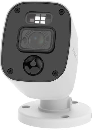Swann Security Camera - Enforcer 4K Ultra HD Add-On Bullet Camera, Advanced Night Vision, Motion Detection, Weatherproof, Compatible DVR Systems, Ideal for Home & Business Surveillance