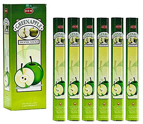 HEM Räucherstäbchen Greenapple Grüner Apfel ca. 120 Stäbchen