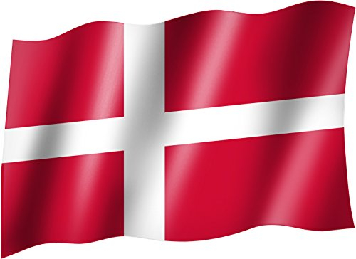 sportfanshop24 Flagge/Fahne DÄNEMARK Staatsflagge/Landesflagge/Hissflagge mit Ösen 150x90 cm, sehr Gute Qualität