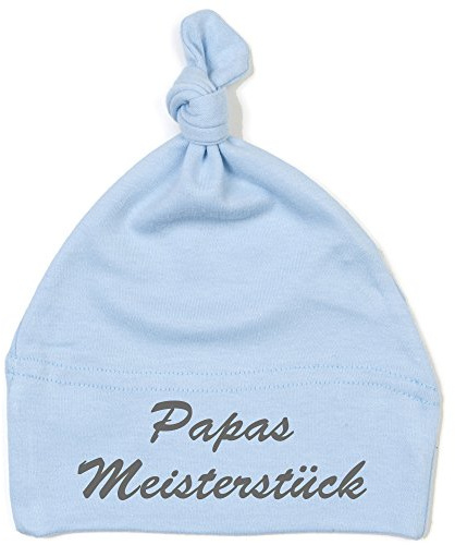 Schnoschi Babymütze mit Papas Meisterstück hochwertig Bestickt/gestickt
