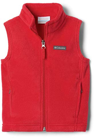 Columbia Baby-Jungen Steens Mountain Fleece-Weste, Bergrot, 12-18 Monate