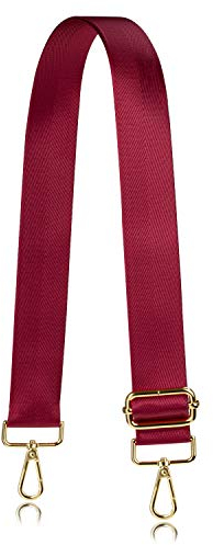Allzedream Taschengurt Crossbody Bag Damen Breiter Gurt Zum Wechseln Einstellbar Umhängetasche (rot)