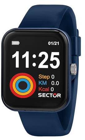 Wristwatch Smartwatches Fashion da uomo mid-34317, blu, 43mm, striscia