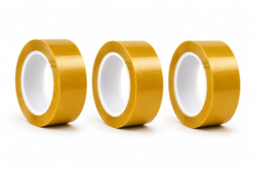 ACIT Nastro Biadesivo per parrucche, 3 rotoli, telato bianco con alto spessore 8469, rotolino in tela per impianti tricologici, alta adesività e resistenza (19 mm)