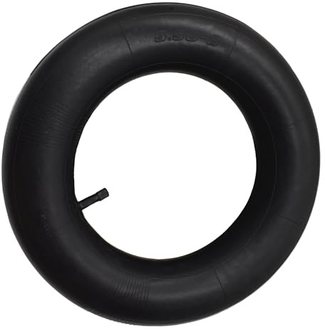 QsEzDo 3.50-8 Inch Inner Tube (1-Pack) with TR13 Straight Valve Stem for Dual-Wheel Home Utility Yard Wheelbarrow Garden Cart