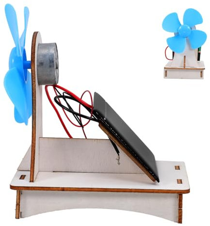 UPKOCH 1satz Solar Fan Kit Für Bildungsprojekt Hand-Augen-koordination Und Wissenschaftlichem Verständnis Für Schulen Und Zuhause